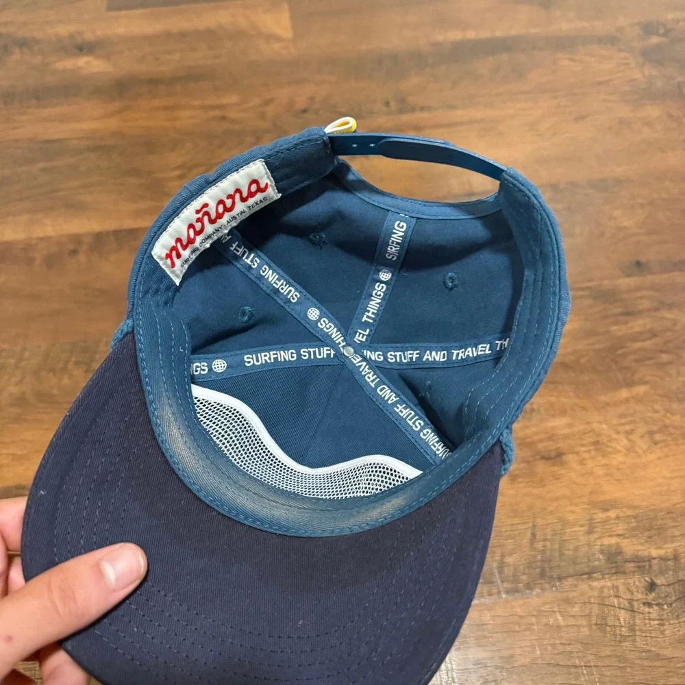 Manana Surfing Co Austin Texas Blue Rope Hat Snapback Surfing Stuff Travel Item
